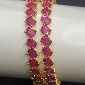 Impon stone bangles