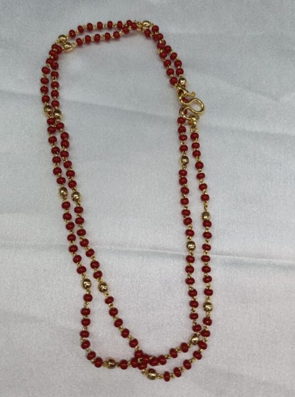 Red Beads Collections-24 inch