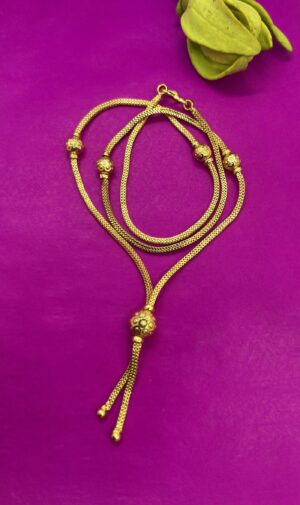 Micro Gold 18 inch short chain-1