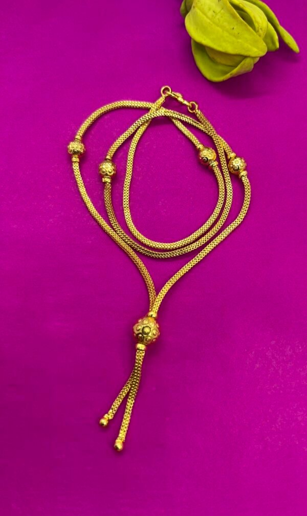 Micro Gold 18 inch short chain-1
