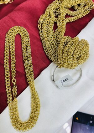 Impon chains without Polish-18 inch