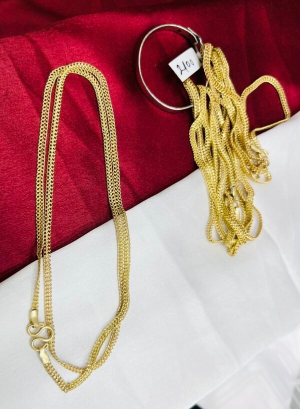 Impon chains without Polish-18 inch