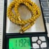 Micro gold rope chain