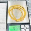Micro gold rope chain