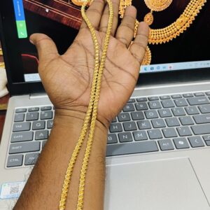 Micro gold rope chain