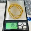 Micro gold rope chain