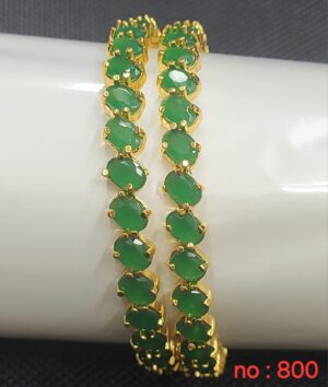 Impon stone bangles