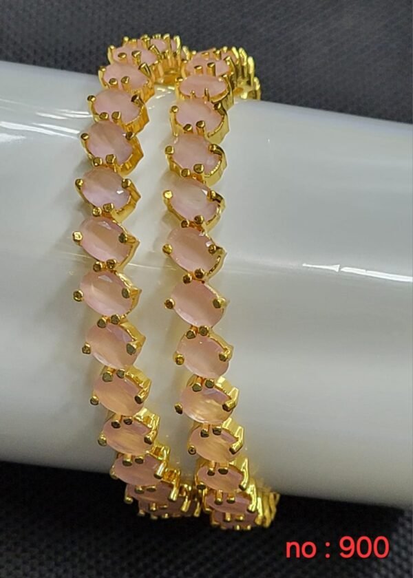 Impon stone bangles