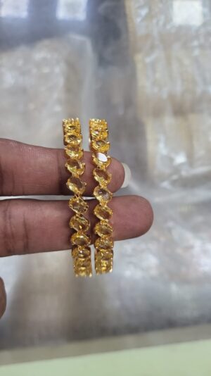 Impon stone bangles